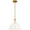Quoizel Pendant Mid Pendant 1 Light Aged Brass QP6219AB - alternate 1